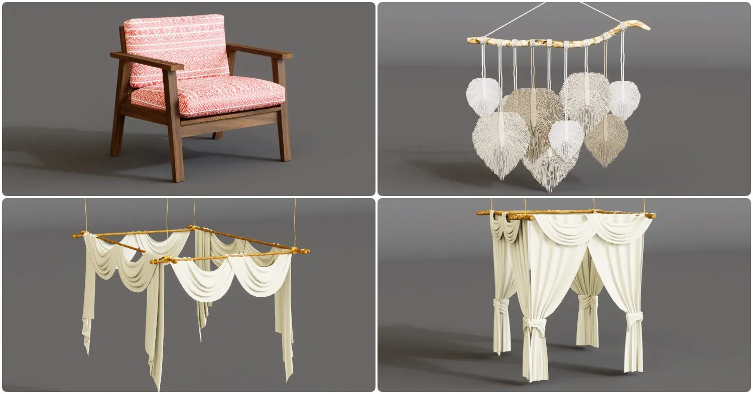 Furniture in Wabi Sabi Style