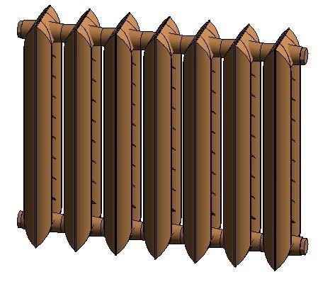 Old Fashioned Iron Radiator