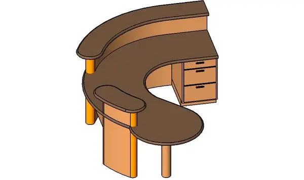 Custom Reception Desk