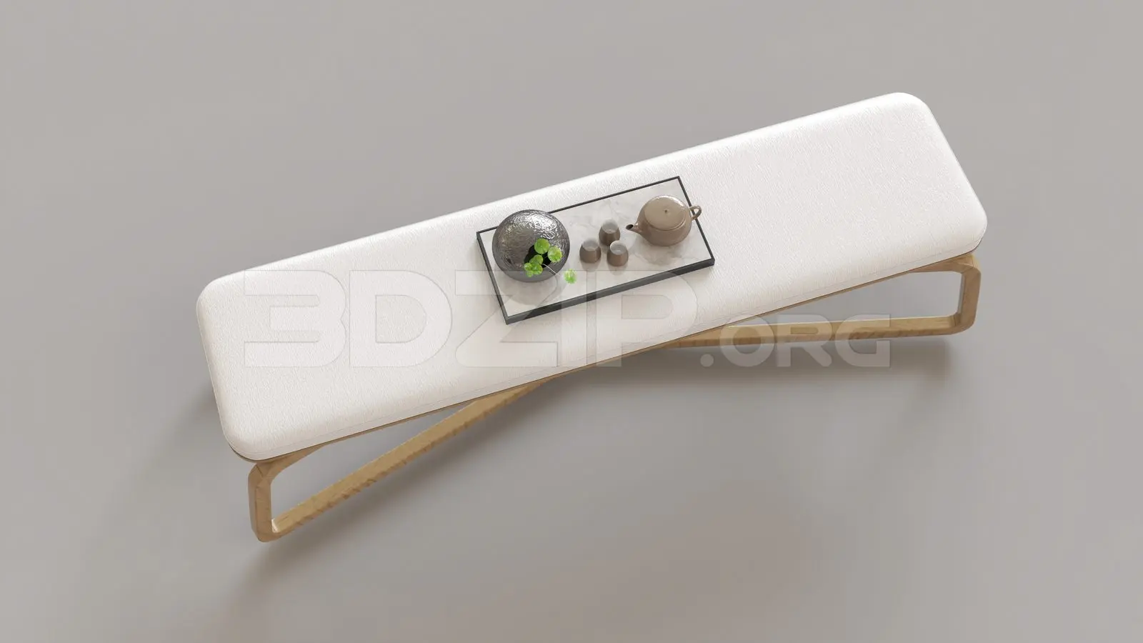 Bench — preview 1 (3dzip)