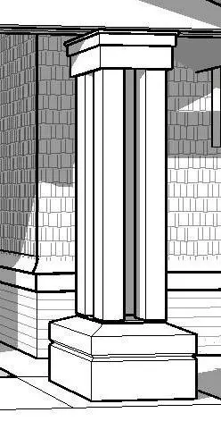 Column - Wood Craftsm Quad 8x8 posts with Capital