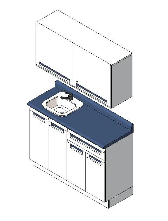 Midmark Casework with Sink
