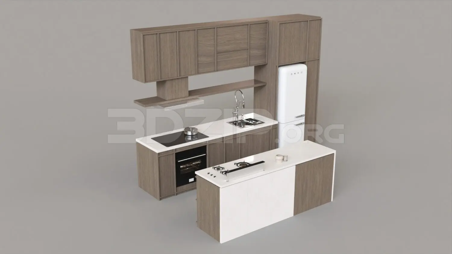 Kitchen — preview 1 (3dzip, CC0)