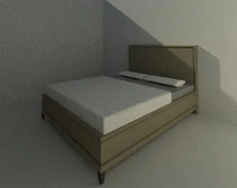 Upholstered Queen Size Bed