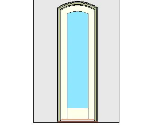 Kolbe Ultra Series Segment Head Inswing Door 1-Wide Oak Sill Units