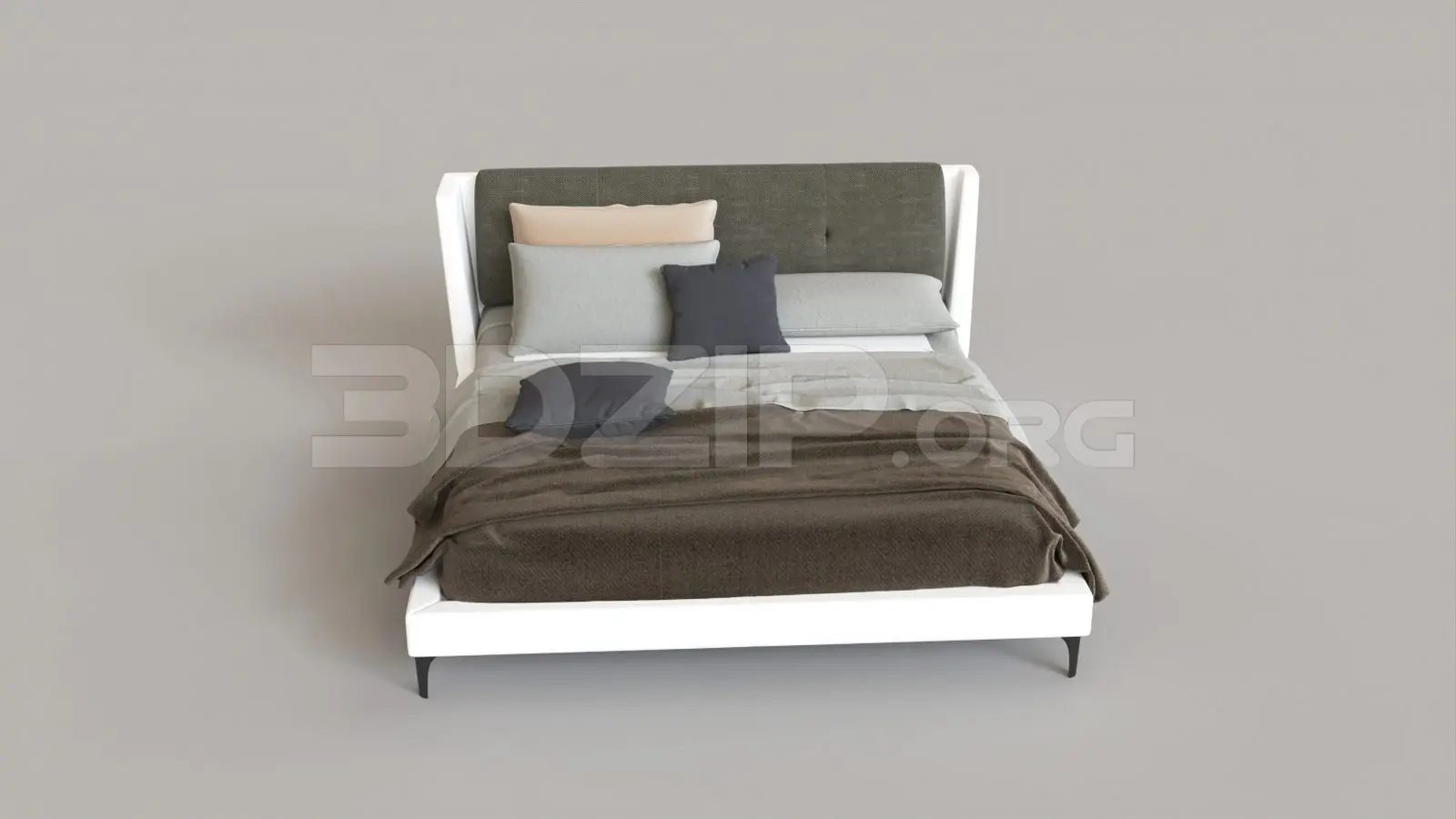 Bed — preview 1 (3dzip, CC0)