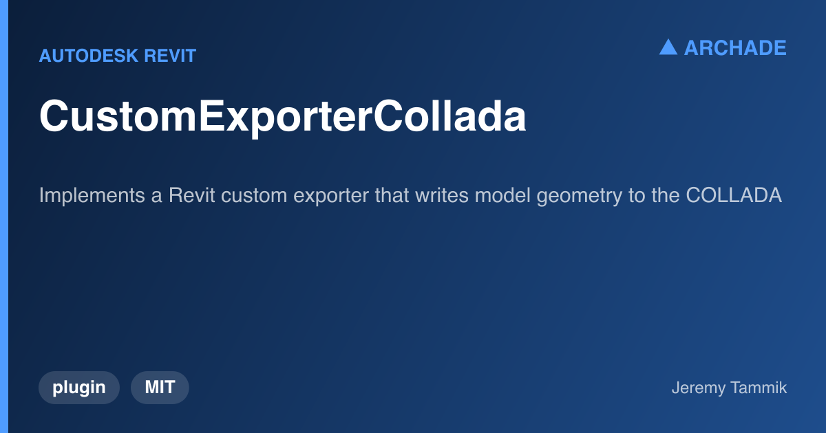 CustomExporterCollada