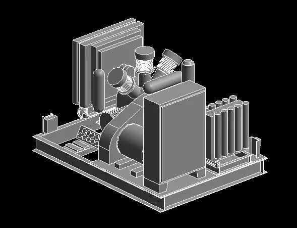 Air Compressor — preview 1, by Igor Rozanski (RevitCity, CC0)