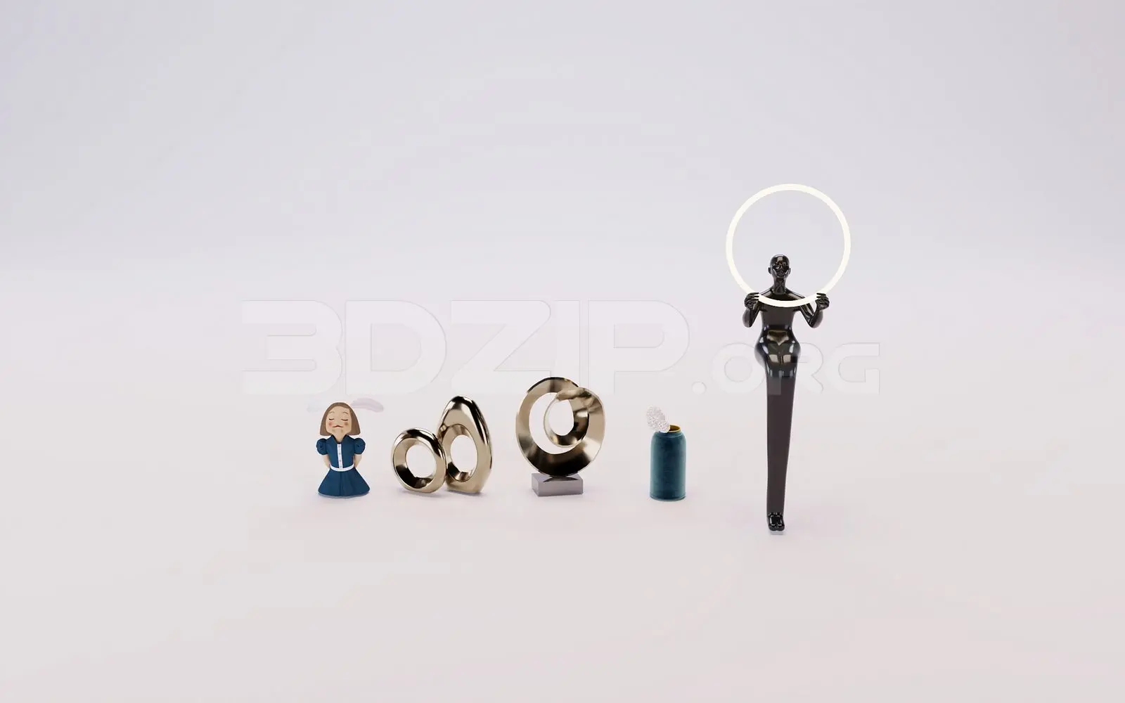 Decorative Set — preview 1 (3dzip)