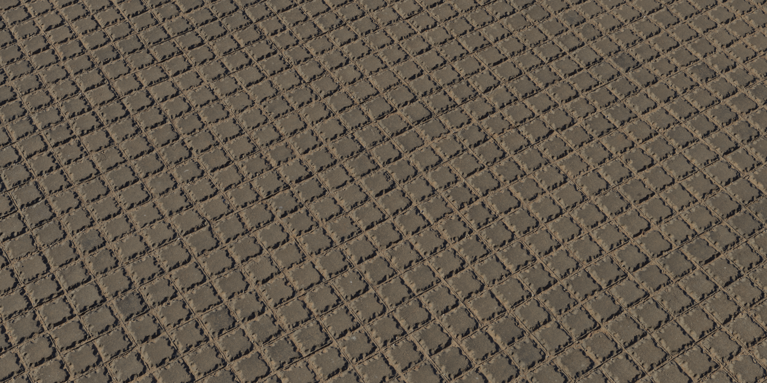 Square Brick Paving
