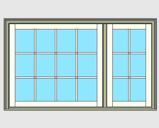 Kolbe Ultra Series Casement Picture Combination Right Flanker Units