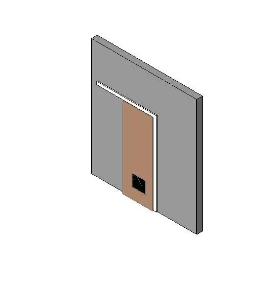 Sliding Door w Low Louver Window