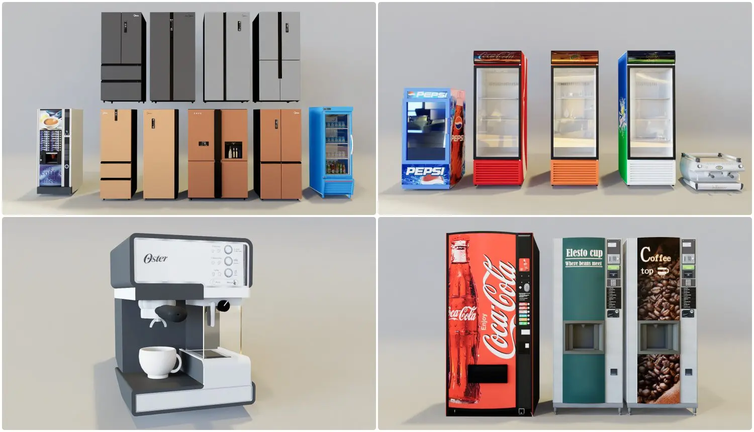 Supermarket Fridge Showcase