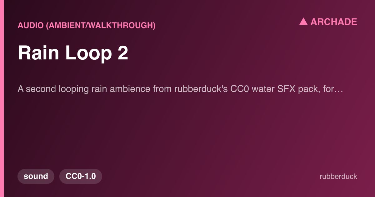 Rain Loop 2