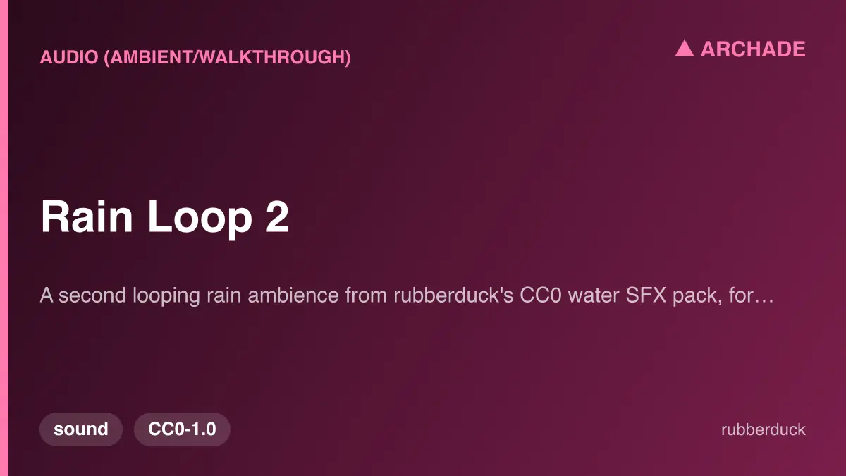 Rain Loop 2