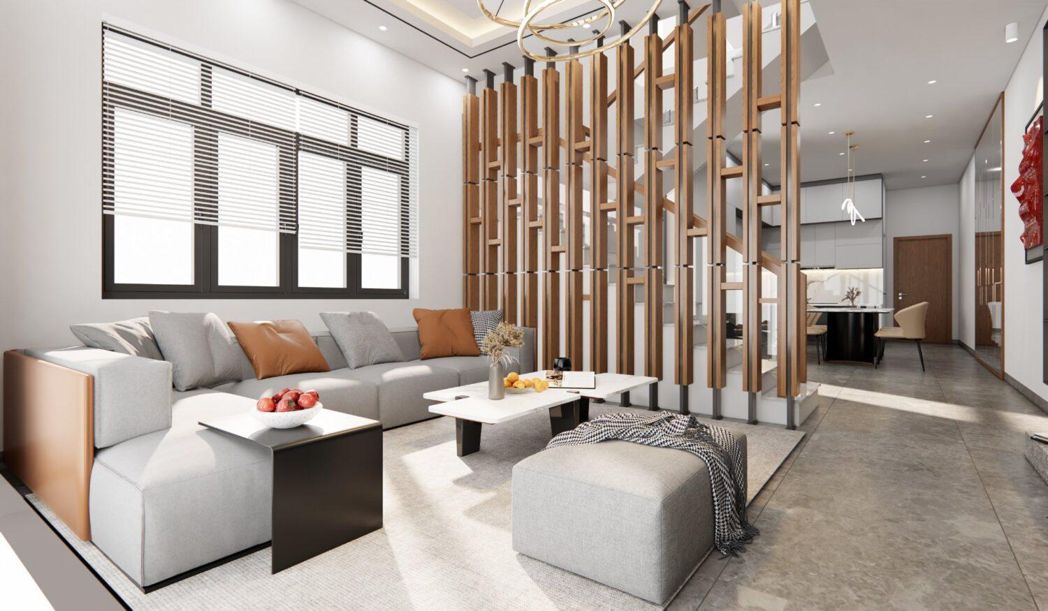 Living Room – Kitchen Interior