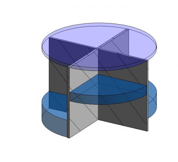Coffee Table - Round Multi-Level
