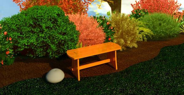 Wedged-Tenon Bench