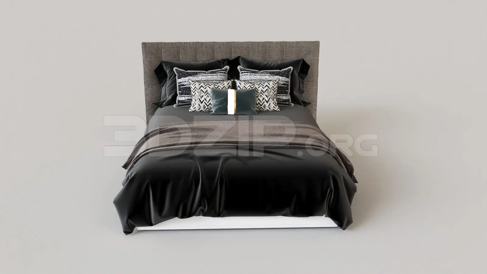 Bed — preview 1 (3dzip, CC0)