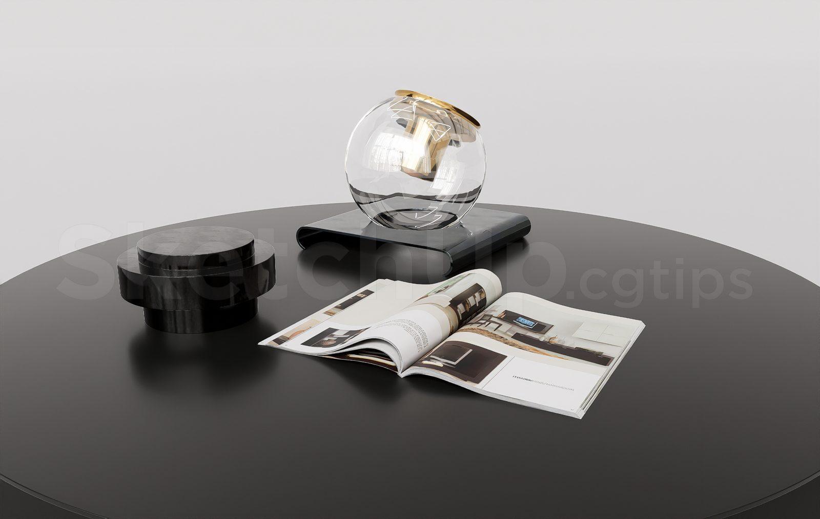 Modern Coffee Table Decor Set