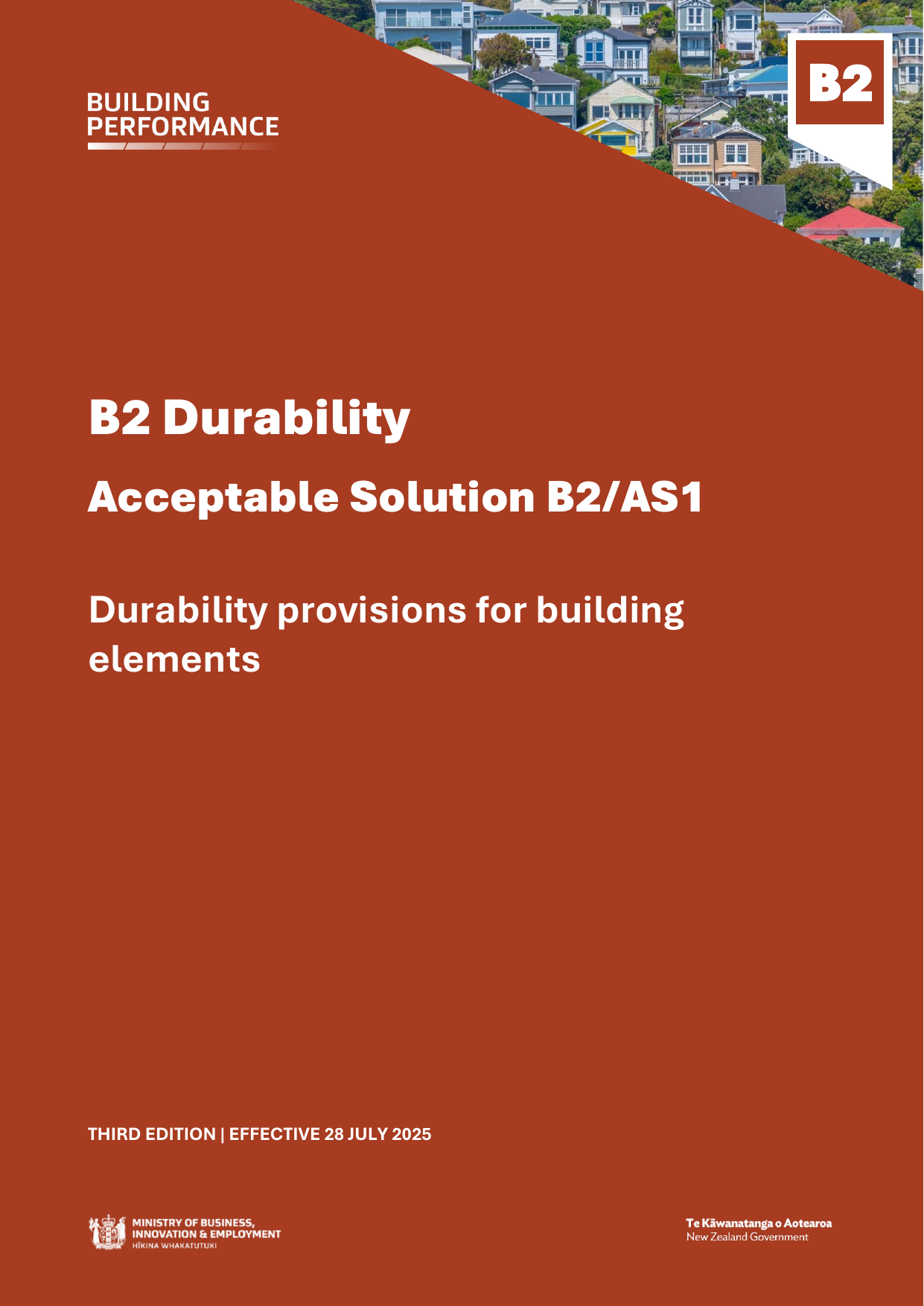 New Zealand Building Code B2/AS1 — Durability (Acceptable Solution)