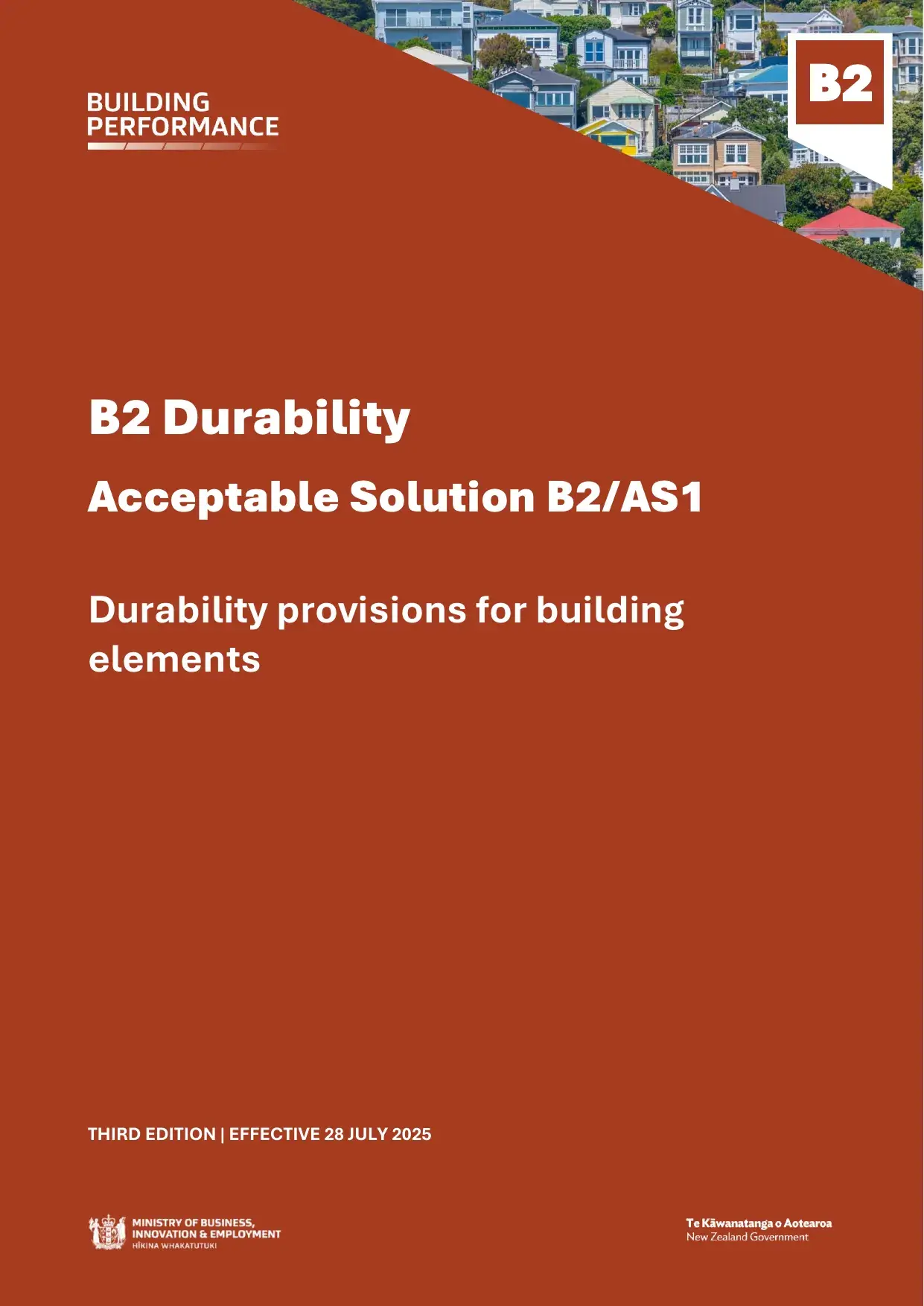 New Zealand Building Code B2/AS1 — Durability (Acceptable Solution)