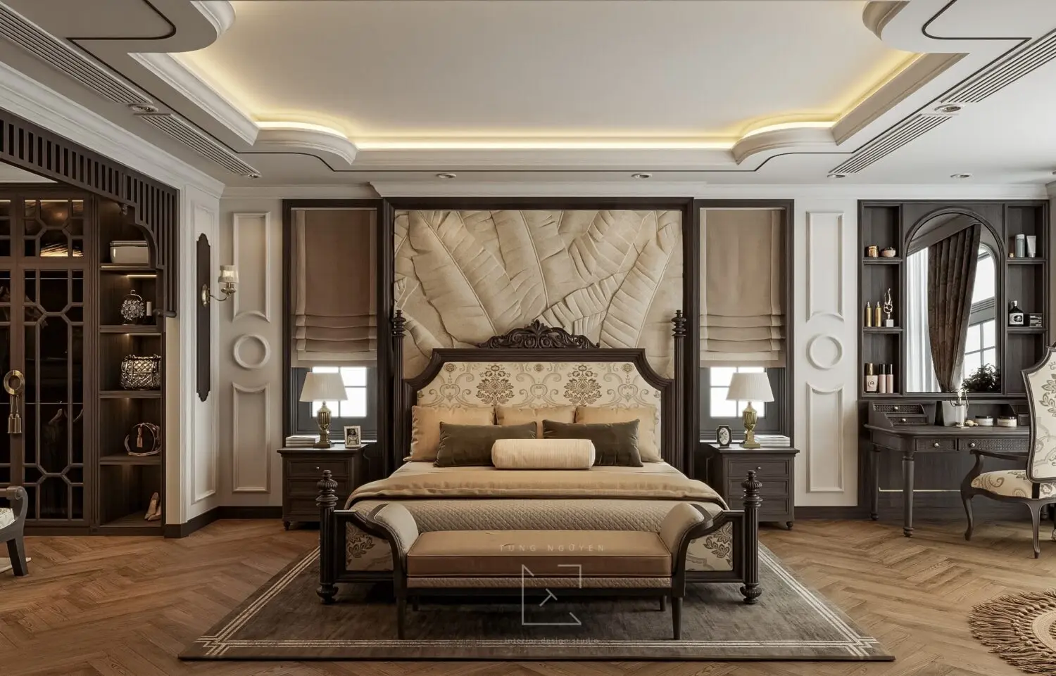 Indochine Master Bedroom Interior