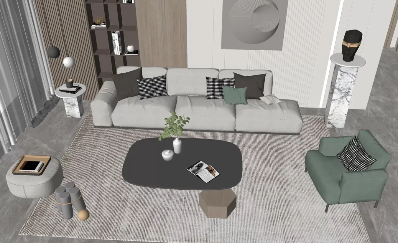 Interior Scene — preview 1 (cgtips)