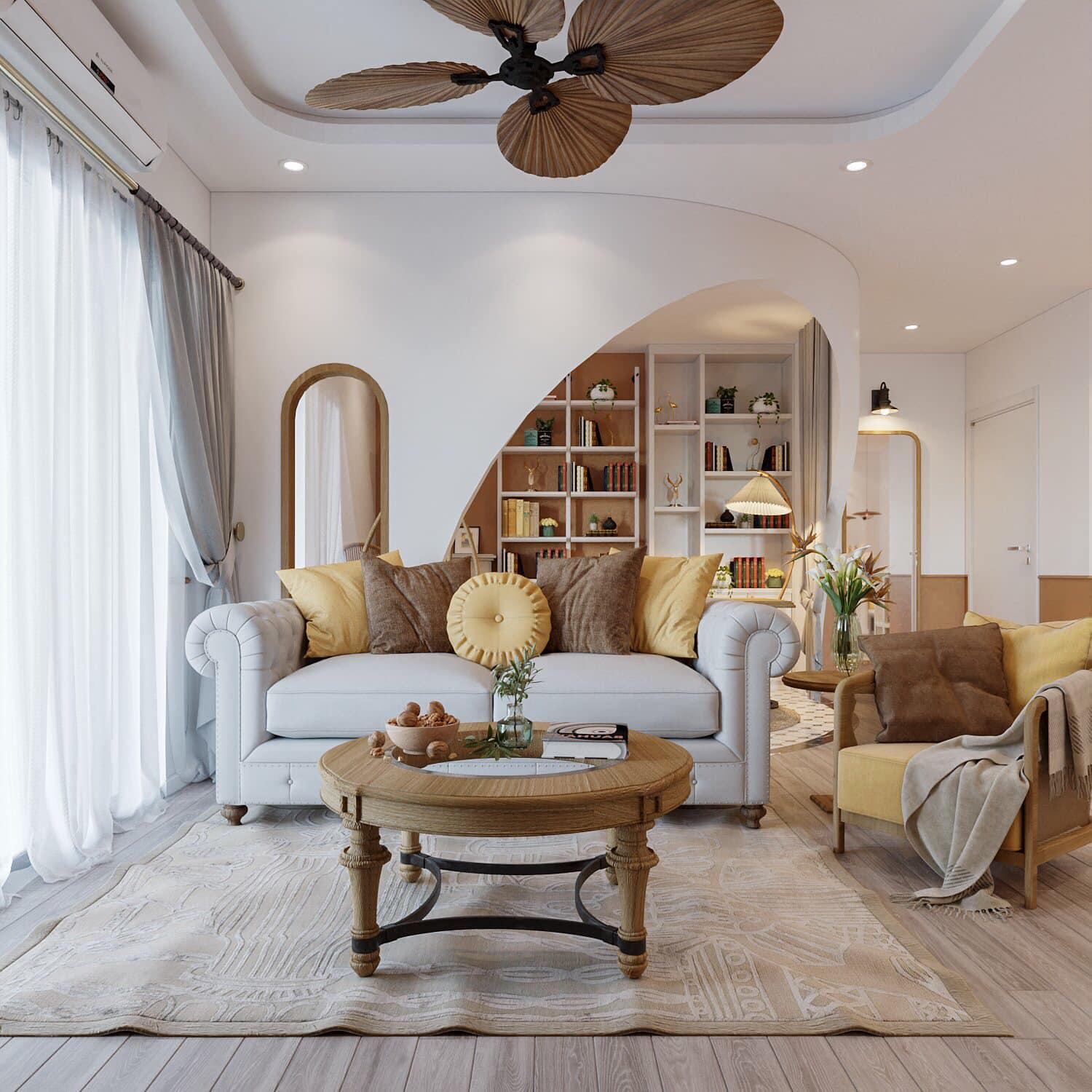 Living Room – Kitchen Interior