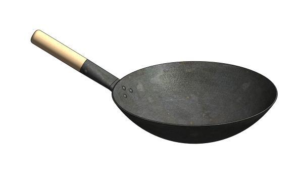 Wok - Wooden Handle