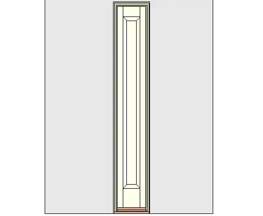Kolbe Ultra Series Inswing Entrance Sidelite 1-Panel Sash Oak Sill Units