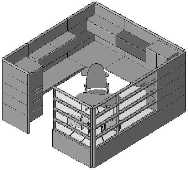 Office Modular Furniture - Wall Panel 2