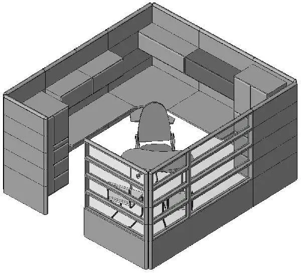 Office Modular Furniture - Wall Panel 2