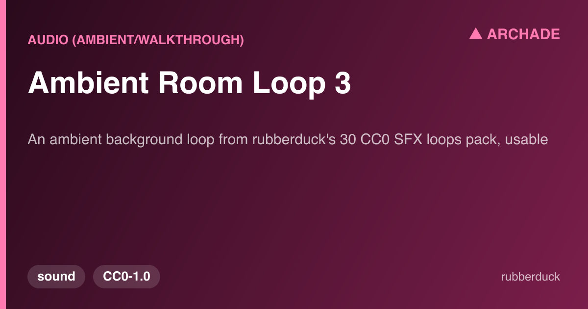 Ambient Room Loop 3