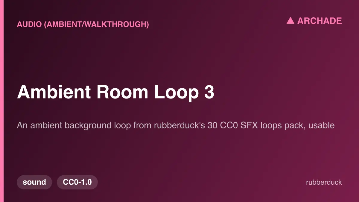 Ambient Room Loop 3