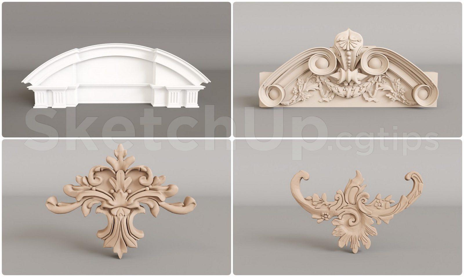 Neoclassical Roof Cap