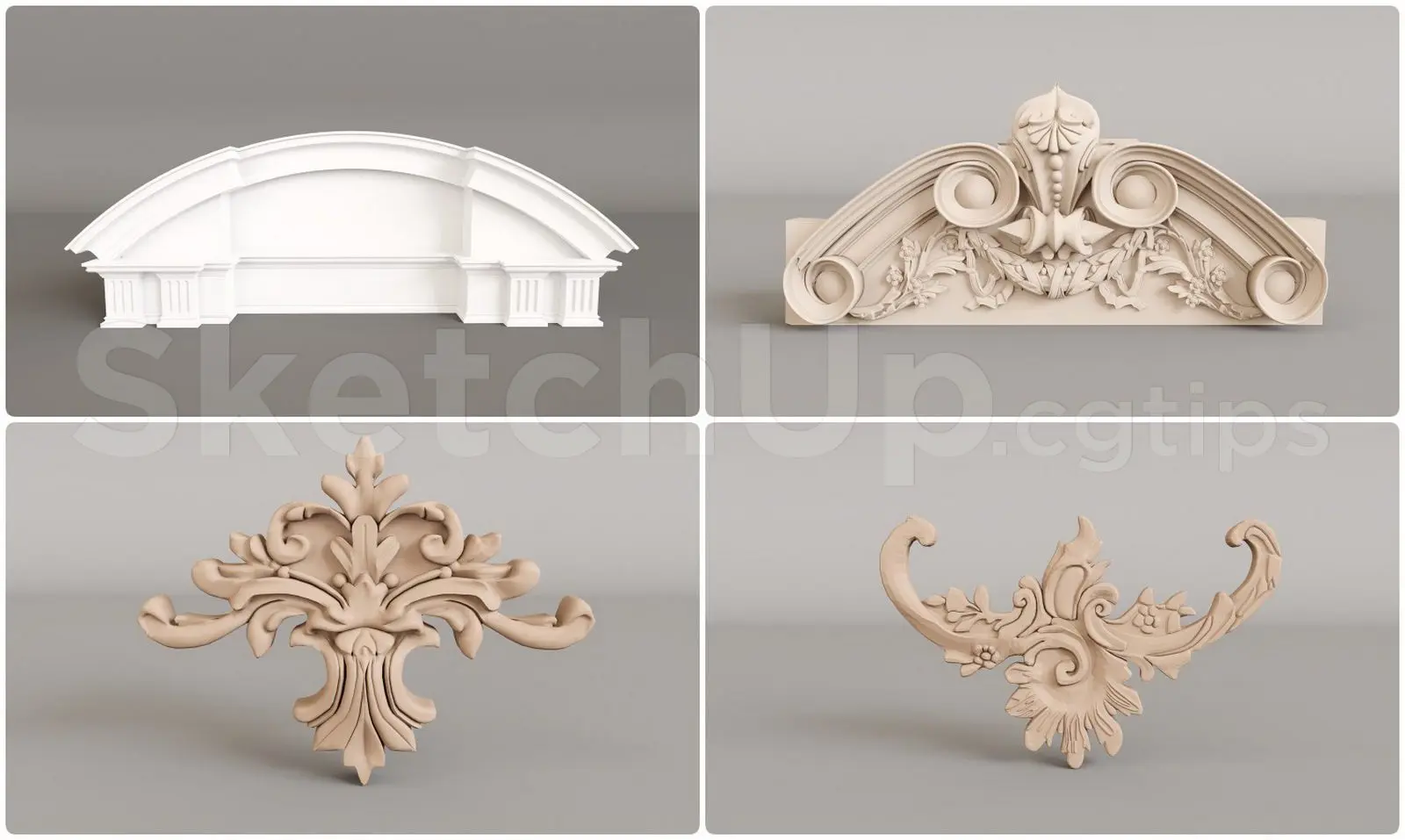Neoclassical Roof Cap