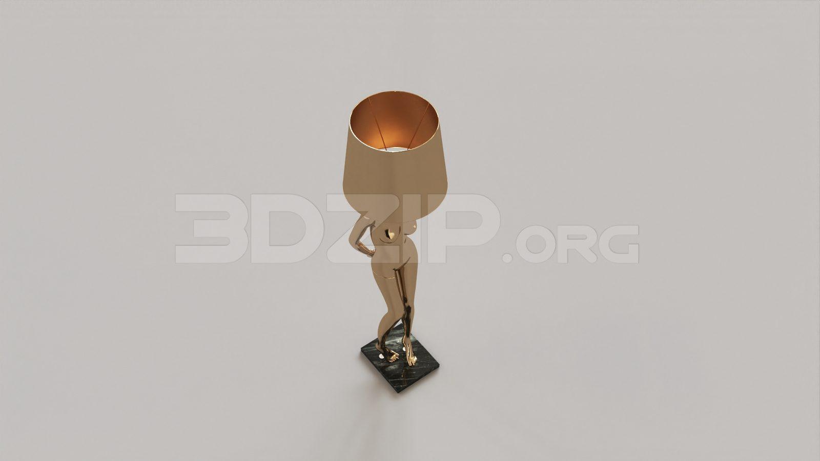 Floor Lamp — preview 1 (3dzip)