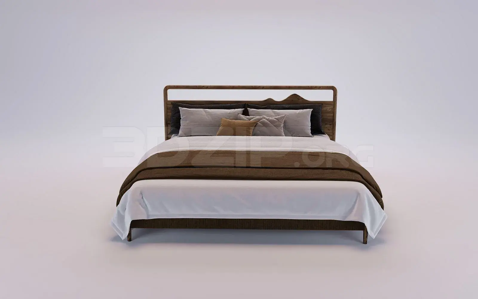 Bed Model for Interior Design