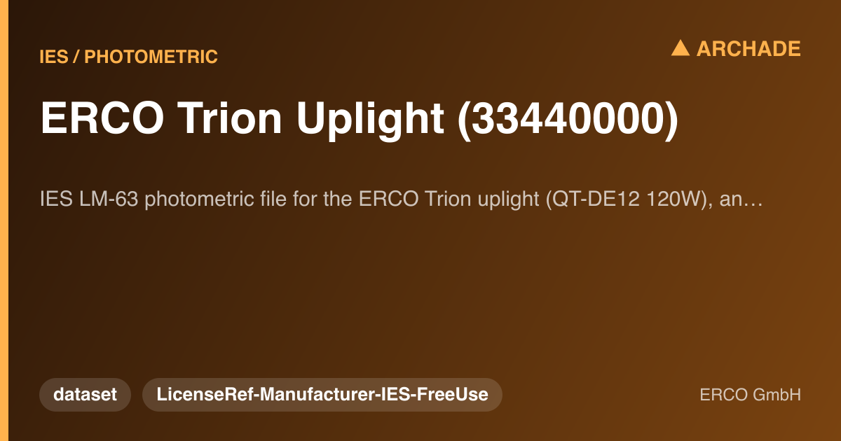 ERCO Trion Uplight (33440000)