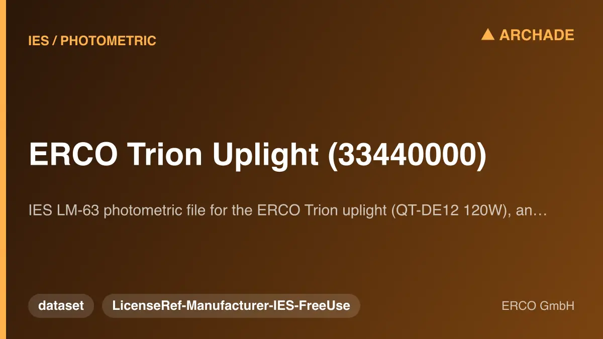 ERCO Trion Uplight (33440000)