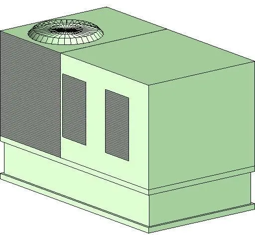 HVAC Package Unit — preview 1, by Justin Borst - Freimuth Group Architects (RevitCity, CC0)