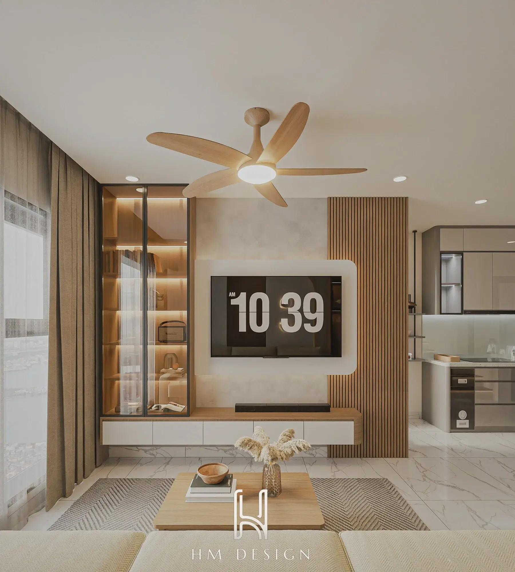 Living Room – Kitchen Interior