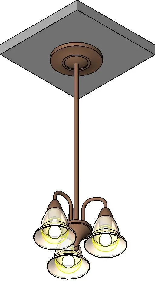 3 Light Chandelier