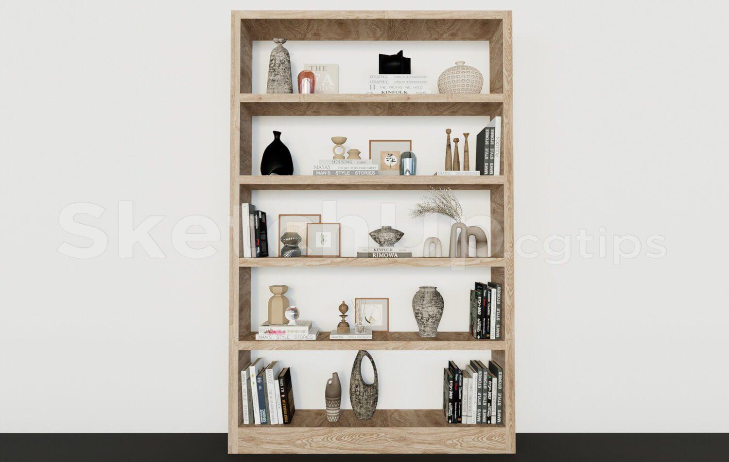 A decorative shelf for displaying decorations