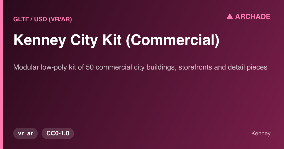 Kenney City Kit (Commercial)
