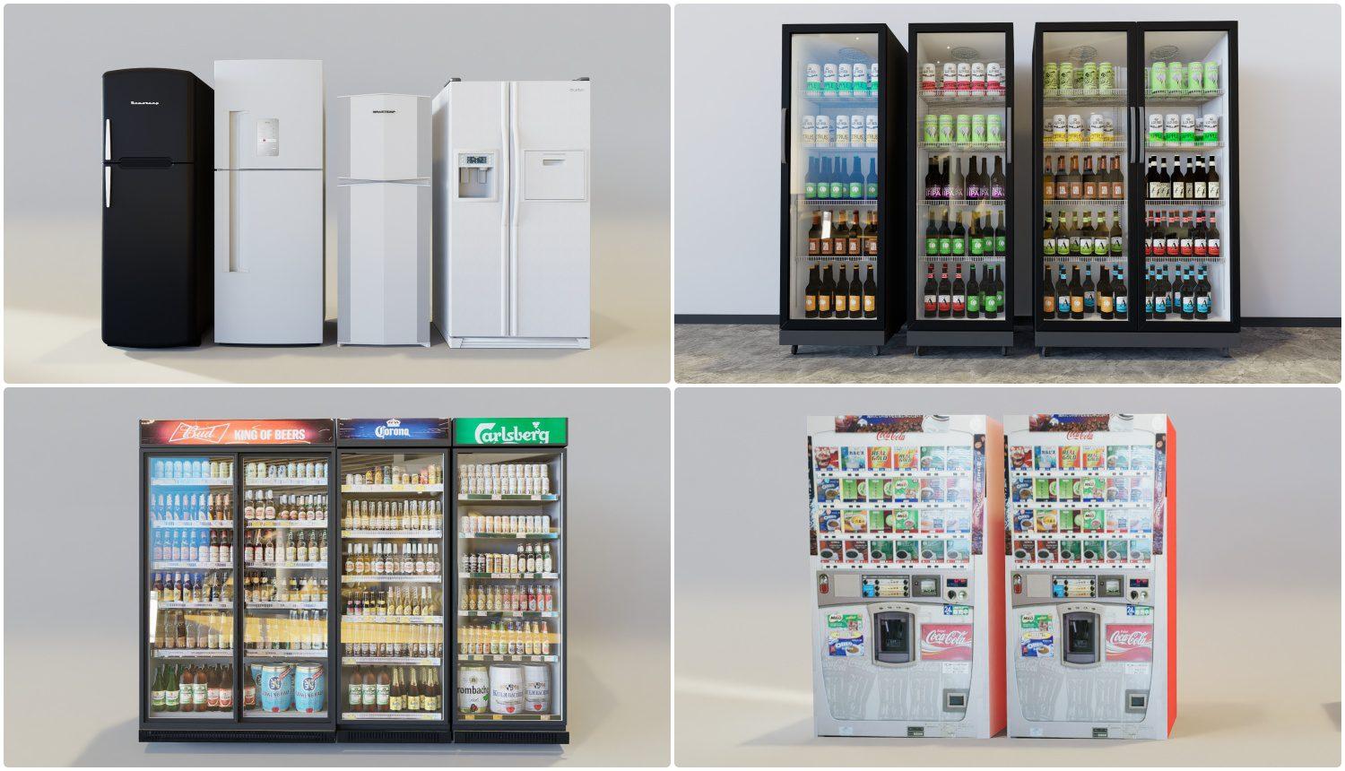 Supermarket Fridge Showcase