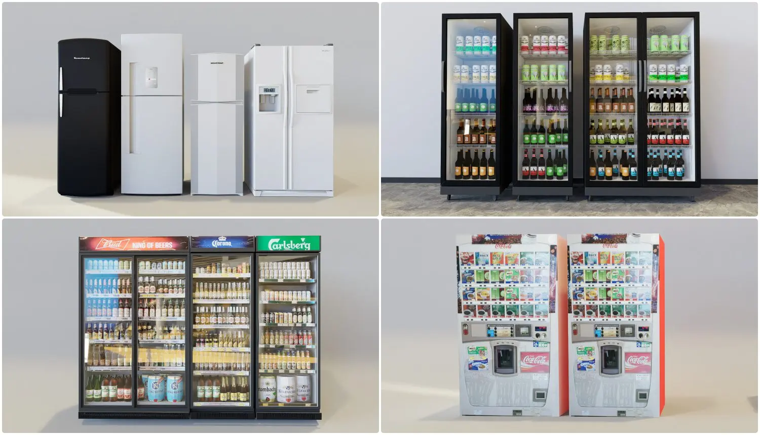 Supermarket Fridge Showcase