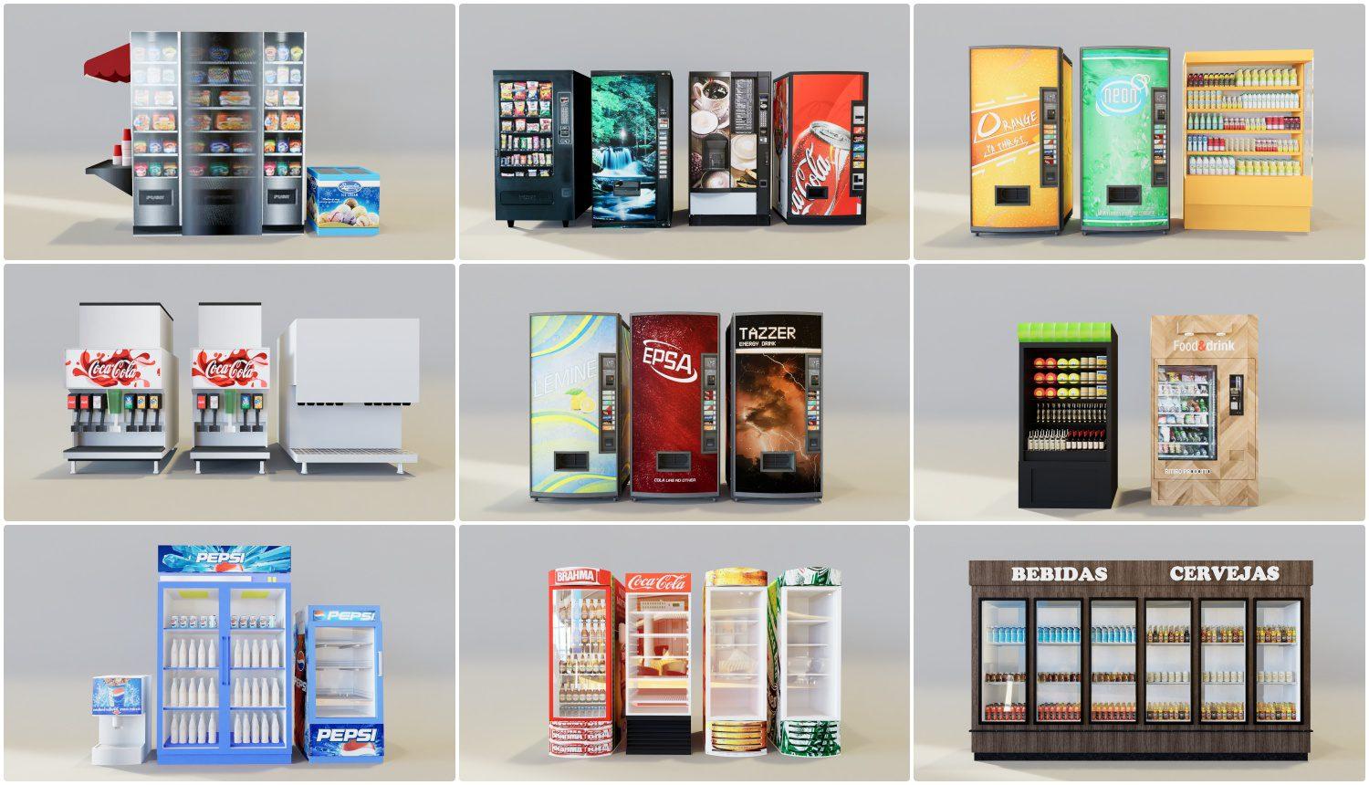 Supermarket Fridge Showcase
