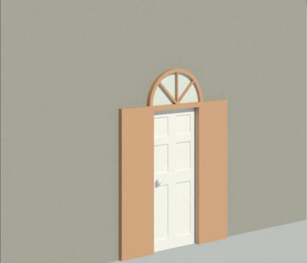 Georgian style door